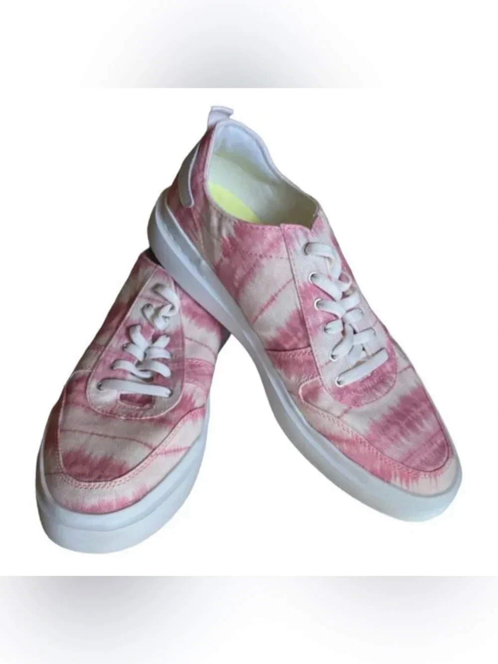 Cole Haan  casual women’s Pink Tie-Dye Low-Top Sneakers size 10 - Picture 4 of 16